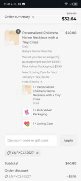 lnfkcl42527 coupon verification screenshot