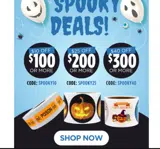 SPOOKY10 coupon verification screenshot