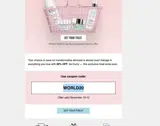 WORLD20 coupon verification screenshot