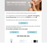 START10 coupon verification screenshot