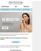 comeback coupon verification screenshot