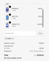 ADBT6 coupon verification screenshot