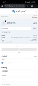 PJHARLOW coupon verification screenshot