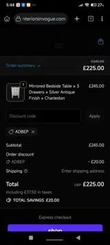 ADBEP coupon verification screenshot