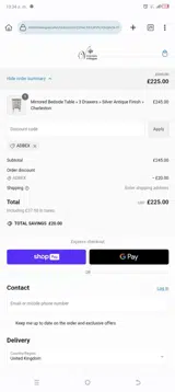 Adbex coupon verification screenshot