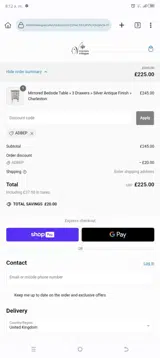 ADBEP coupon verification screenshot