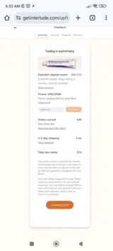 Interlude Health coupon verification screenshot