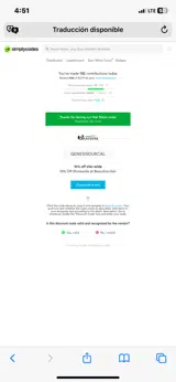 Inter Miami CF coupon verification screenshot