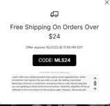 MLS24 coupon verification screenshot