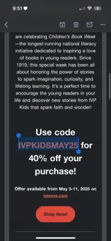 IVPKIDSMAY25 coupon verification screenshot