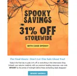 SPOOKY coupon verification screenshot