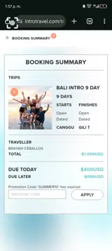 Summer10 coupon verification screenshot