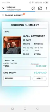 Rachmac coupon verification screenshot