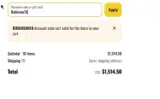 Invader Concepts coupon verification screenshot