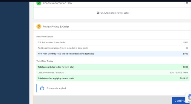 Inventory Source checkout page showing Inventory Source promo code box | Screenshot taken by SimplyCodes community member on Dec 30, 2024