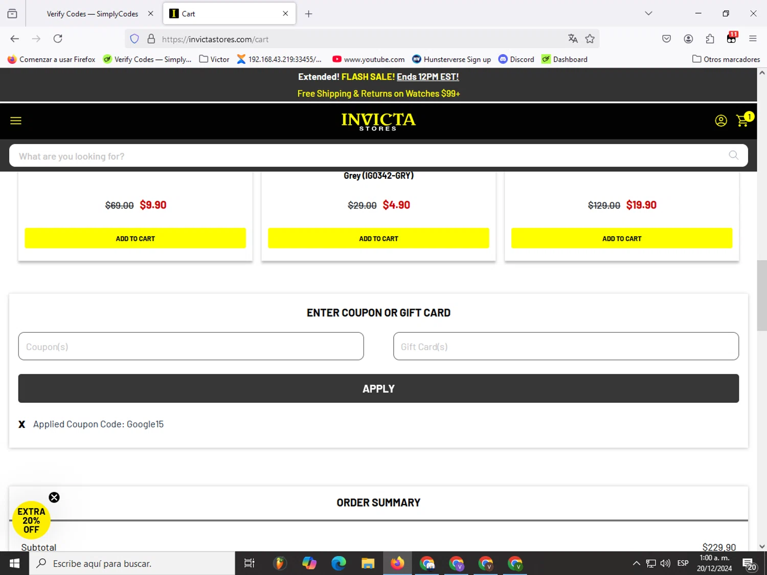 Invicta stores coupon codes sale