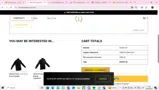 WELCOME10 coupon verification screenshot