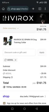 ADDGL coupon verification screenshot