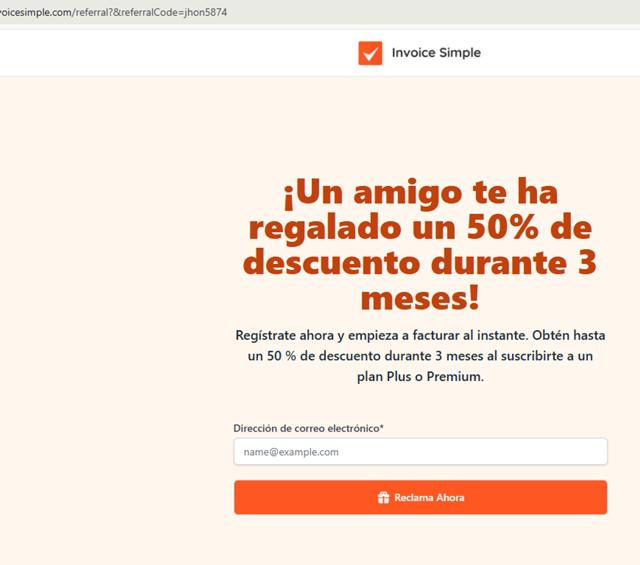 Invoice Simple checkout page showing Invoice Simple discount code box | Screenshot taken by SimplyCodes community member on Sep 8, 2025
