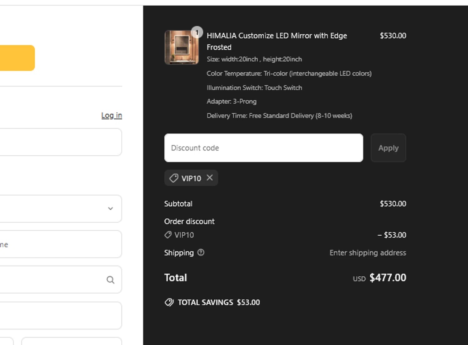 Inyouths discount code screenshot showing code VIP10 applied at Inyouths checkout page. Uploaded by SimplyCodes community member CRYSTALSUICINE on May 29, 2025