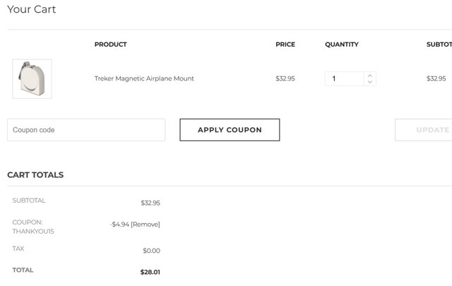 Iottie checkout page showing Iottie promo code box | Screenshot taken by SimplyCodes community member on Jul 24, 2025