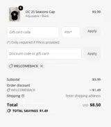 Iowa Cubs coupon verification screenshot