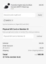 Iowa Cubs coupon verification screenshot