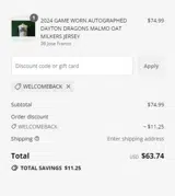 Iowa Cubs coupon verification screenshot