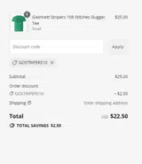 Iowa Cubs coupon verification screenshot