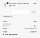 Iowa Cubs coupon verification screenshot