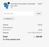 Iowa Cubs coupon verification screenshot
