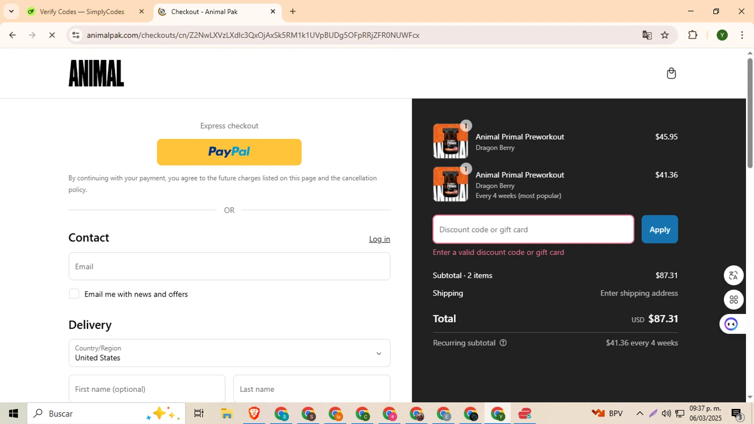 IPIC coupon code screenshot showing code SALE applied at IPIC checkout page. Uploaded by SimplyCodes community member ylleneromero on Mar 7, 2025