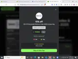 THANKS coupon verification screenshot
