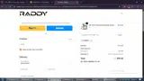 Raddy1 coupon verification screenshot