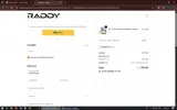 Raddy10% coupon verification screenshot