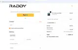 RADDYWAVE coupon verification screenshot