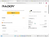 Raddy10% coupon verification screenshot