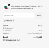 FINISH10 coupon verification screenshot