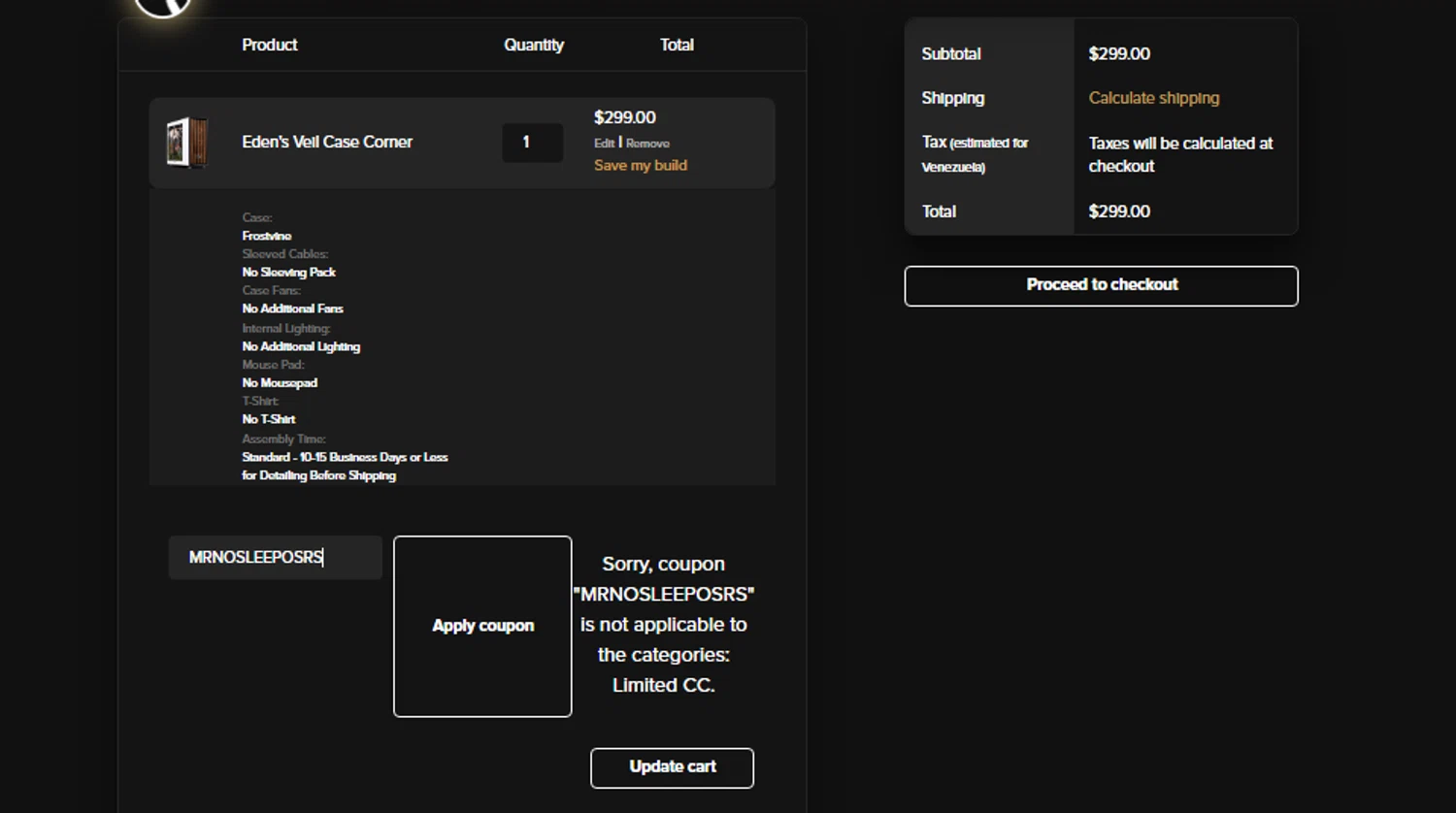 Ironside Computers checkout page showing Ironside Computers promo code box | Screenshot taken by SimplyCodes community member on Jun 21, 2025