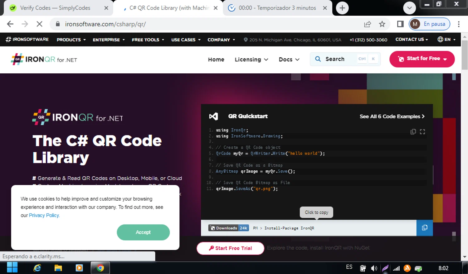Iron Software promo code screenshot showing code Black-Friday-2024 applied at Iron Software checkout page. Uploaded by SimplyCodes community member SwiftDefender9897 on Dec 30, 2024