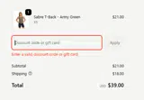 IRONVIP25 coupon verification screenshot