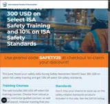 SAFETY25 coupon verification screenshot