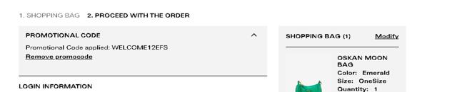 Isabel Marant checkout page showing Isabel Marant coupon code box | Screenshot taken by SimplyCodes community member on Mar 27, 2024