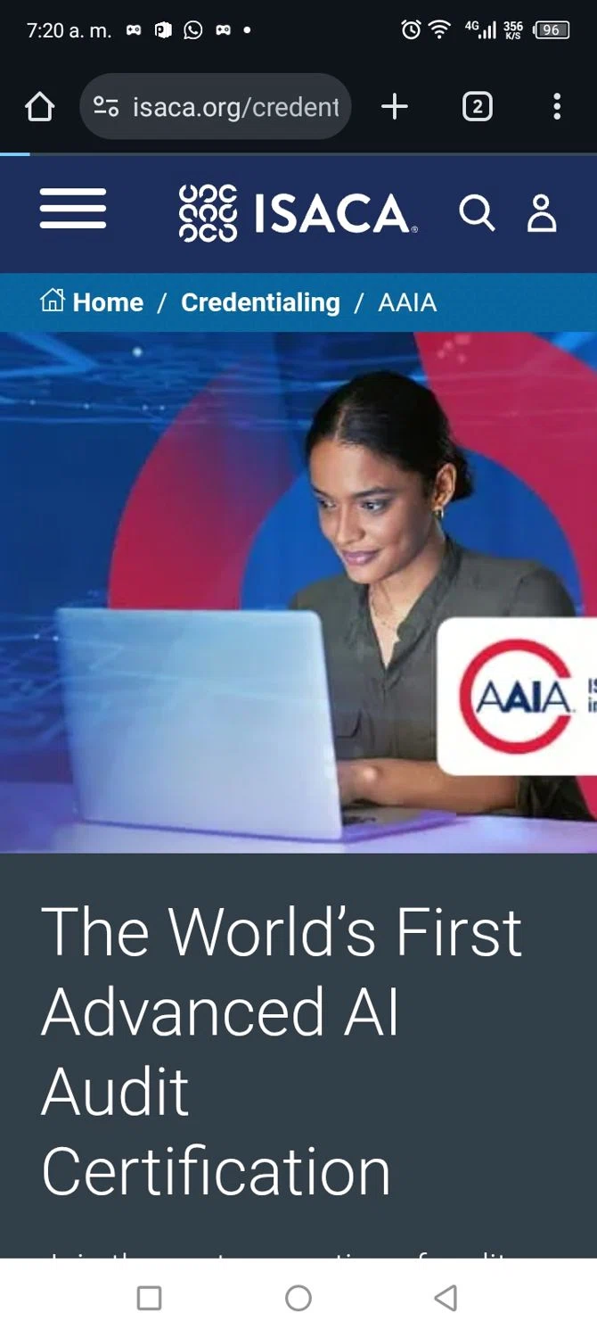 ISACA discount code screenshot showing code PRODAAIA20 applied at ISACA checkout page. Uploaded by SimplyCodes community member CARLOSSLIM on Sep 23, 2025