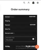 PELOHUN coupon verification screenshot