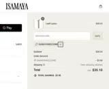 ISAMAYAWELCOME coupon verification screenshot