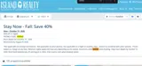 Island Realty coupon verification screenshot