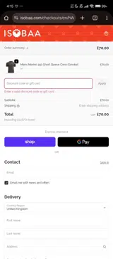 SPOOKY50 coupon verification screenshot