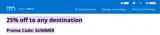 ITA Airways US coupon verification screenshot