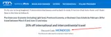 MONDO20 coupon verification screenshot